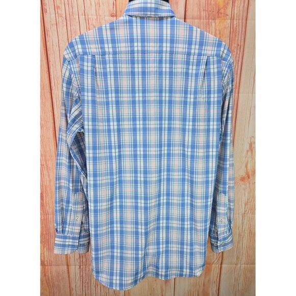 Southern Tide Mens Intercoastal Plaid Performance Shirt Medium - Picture 2 of 7